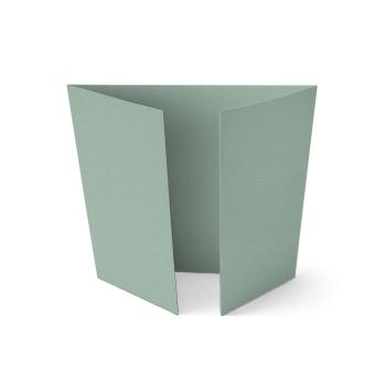 Altarfalz-Karte quadratisch (14,8x14,8cm) 220g/m² in struktur eukalyptus