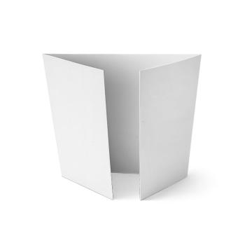 Altarfalz-Karte quadratisch (14,8x14,8cm) 220g/m² in kraft rosé