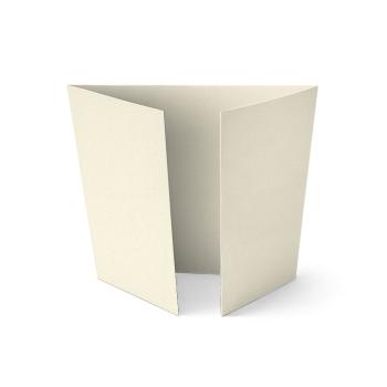 Altarfalz-Karte quadratisch (14,8x14,8cm) 220g/m² in struktur naturell