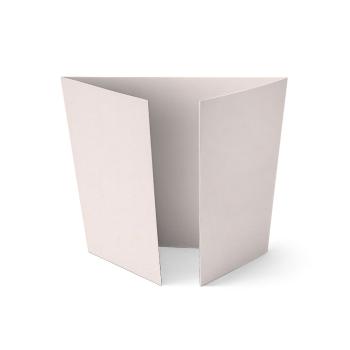 Altarfalz-Karte quadratisch (14,8x14,8cm) 210g/m² in struktur zartrosa