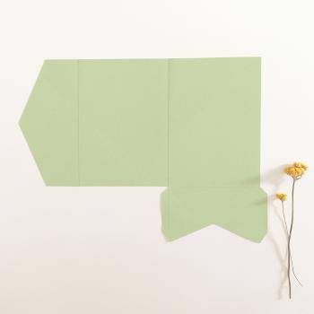 Pocketfold-Karte B6 Recycling "Recycling Kiwi" Exklusiv Line