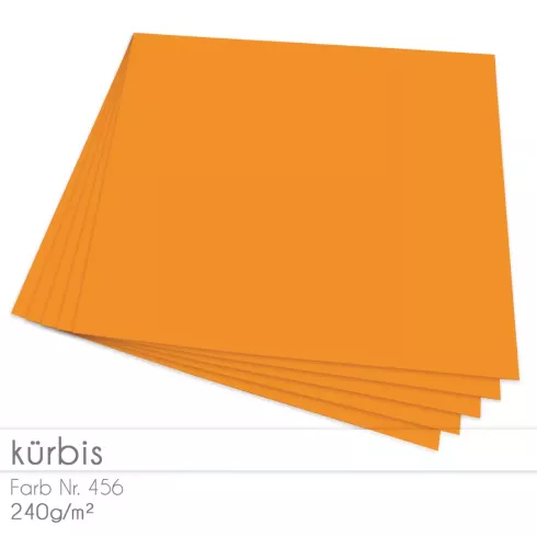 Cardstock "Premium" 12"x12" 240g/m² (30,5 x 30,5cm) in kürbis