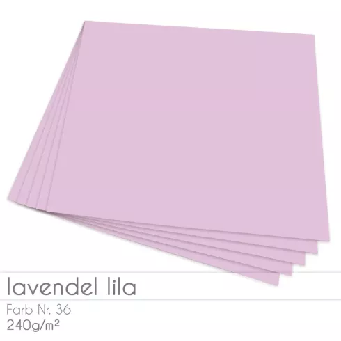 Cardstock "Premium" 12"x12"  240g/m² (30,5 x 30,5cm) in lavendel