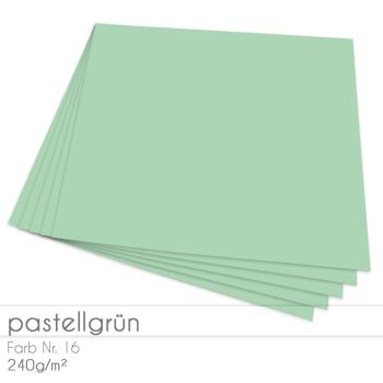 Cardstock "Premium" 12"x12"  240g/m² (30,5 x 30,5cm) in pastell grün