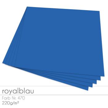Cardstock "Premium" 12"x12" 220g/m² (30,5 x 30,5cm) in royalblau