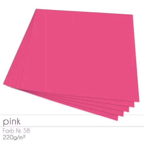 Cardstock "Struktur" 12"x12"  220g/m² (30,5 x 30,5cm) in struktur pink