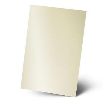 Karte - Einlegekarte DIN A5 250g/m² in metallic ivory