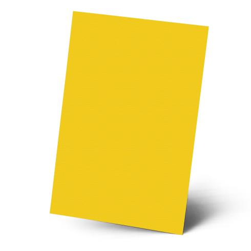 Karte - Einlegekarte DIN A5 210g/m² in struktur honiggelb