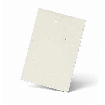 Karte - Einlegekarte DIN B6 250g/m² in recycling wollweiss