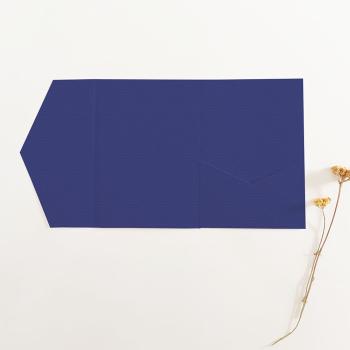 Pocketfold-Karte B6 Struktur-Karton "Struktur Dunkelviolett" Exklusiv Line