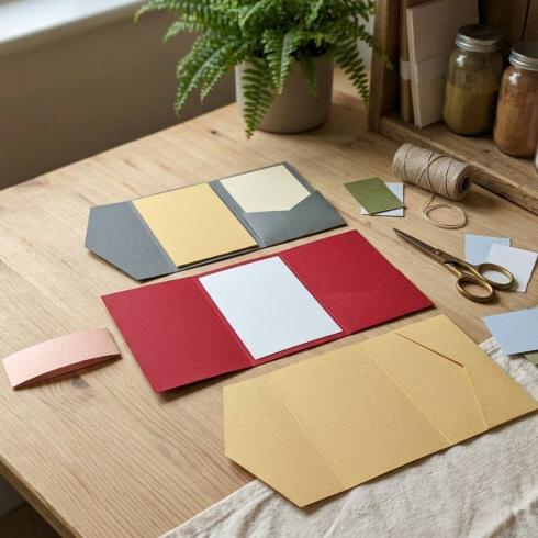 Musterpaket Pocketfold Karten DIN B6