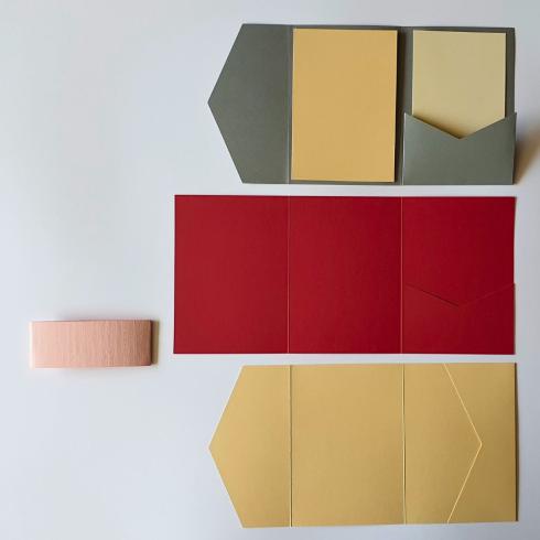 Preview: Musterpaket Pocketfold Karten DIN B6