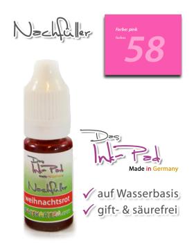 Nachfüller 10ml in pink für Das Ink-Pad - Stempelkissen