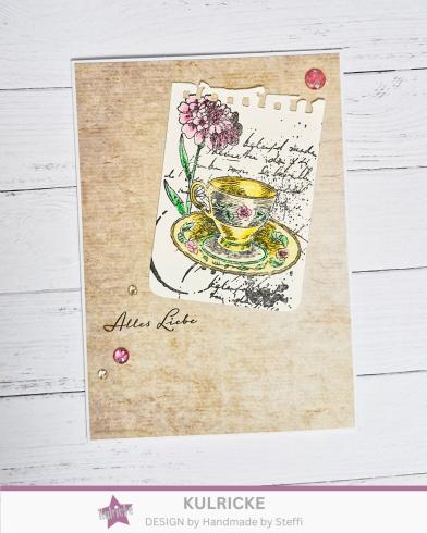 Kulricke Stempel "Kaffeepoesie" Clear Stamp