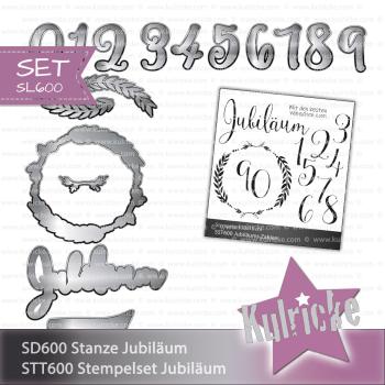 Kulricke SET "Jubiläum" Stempel & StanzenCraft Die | Stanze