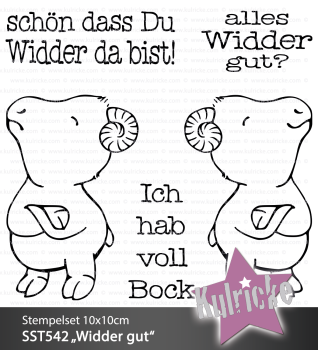 Kulricke Stempelset "Widder DA" Clear Stamp Motiv-Stempel
