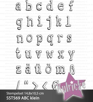 Kulricke Stempel "ABC klein" Clear Stamp Motiv-Stempel