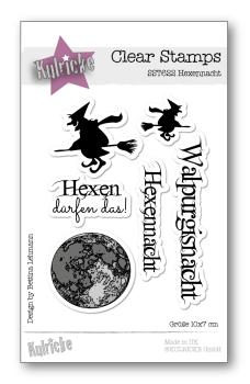 Kulricke Stempelset "Hexennacht" Clear Stamp Motiv-Stempel
