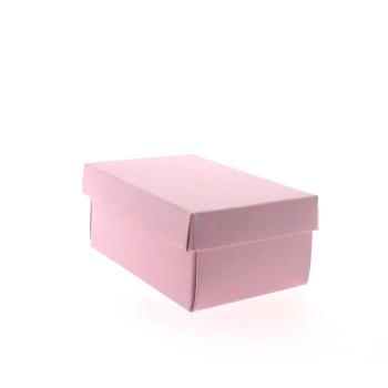 Schachtel mit Deckel 5 Stk. 9x6x4cm babypink