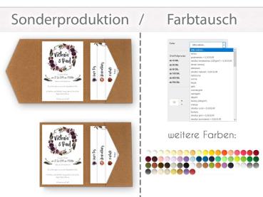 Sonderproduktion Farbtausch