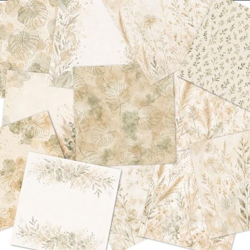 Preview: LaCreativ - Designpapier "Boho Wiesenzauber" Paper Pack 6x6" - 24 Bogen