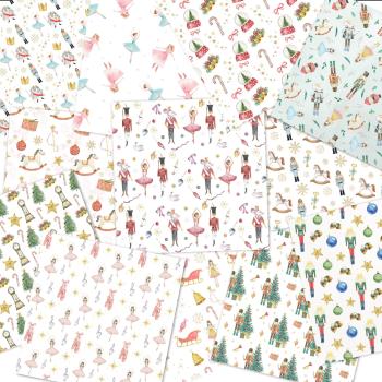 Preview: LaCreativ - Designpapier "Der Nussknacker" Paper Pack 6x6" - 24 Bogen