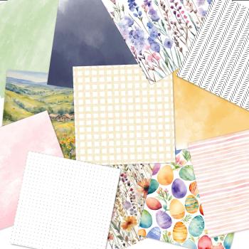 LaCreativ - Designpapier "Frühlings-Oster Mix" Paper Pack 6x6" - 24 Bogen