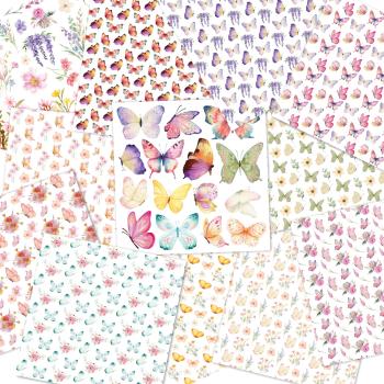Preview: LaCreativ - Designpapier "Zauberhafte Schmetterlinge" Paper Pack 6x6" - 24 Bogen