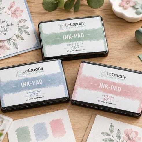 Preview: LaCreativ Ink-Pad – Stempelkissen-Set Lieblingsfarben
