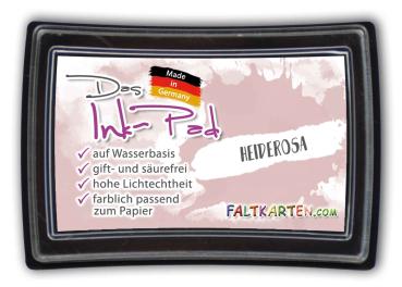 Das Ink-Pad - Stempelkissen 6 x 3,5cm heiderosa