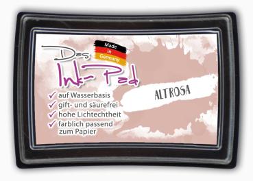 Das Ink-Pad - Stempelkissen 6 x 3,5cm altrosa