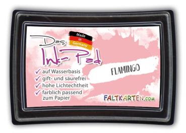 Das Ink-Pad - Stempelkissen 6 x 3,5cm flamingo