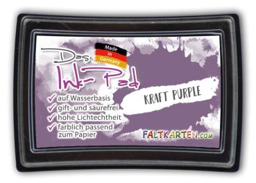 Das Ink-Pad - Stempelkissen 6 x 3,5cm kraft purple