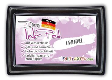Das Ink-Pad - Stempelkissen 6 x 3,5cm lavendel