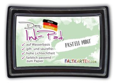 Das Ink-Pad - Stempelkissen 6 x 3,5cm pastell-mint
