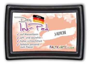 Das Ink-Pad - Stempelkissen 6 x 3,5cm salmon