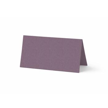 Tischkarte - Platzkarte 9 x 5 cm 220g/m² in kraft purple
