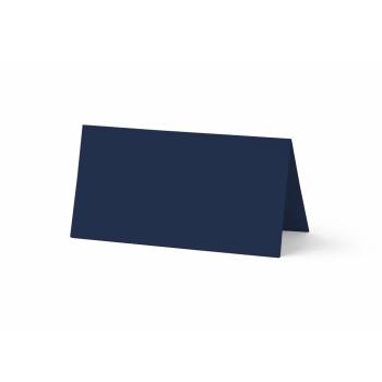 Tischkarte - Platzkarte 9 x 5 cm 240g/m² in nachtblau