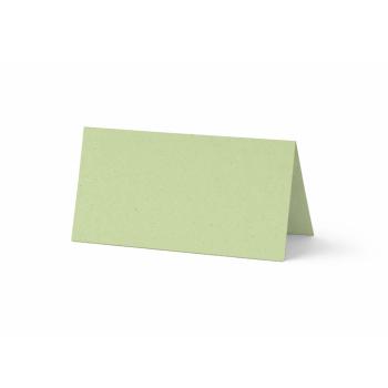 Tischkarte - Platzkarte 9 x 5 cm 250g/m² in recycling kiwi