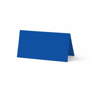 Tischkarte - Platzkarte 9 x 5 cm 220g/m² in royalblau