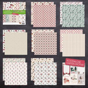 Designpapier 12"x12" beidseitig bedruckt "Wonderful Christmas"
