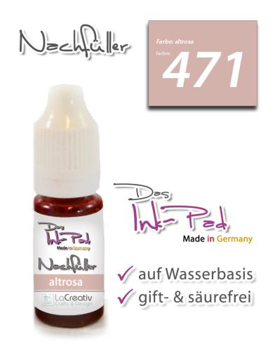 Das Ink-Pad - Nachfüller  6 x 3,5cm altrosa