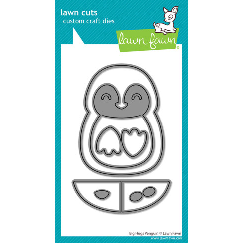 Lawn Fawn - Stanzschablone "Big Hugs Penguin" Lawn Cuts Dies
