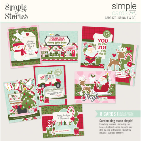 Simple Stories - Kringle & Co. - Simple Cards Kit 12x12 Inch