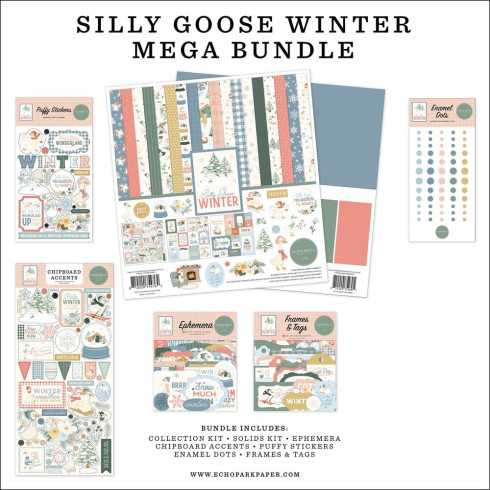Preview: Carta Bella - Mega Bundle "Silly Goose Winter" Komplettpaket