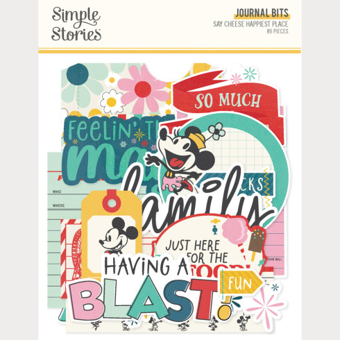 Simple Stories - Stanzteile "Say Cheese Happiest Place Journal" Bits & Pieces