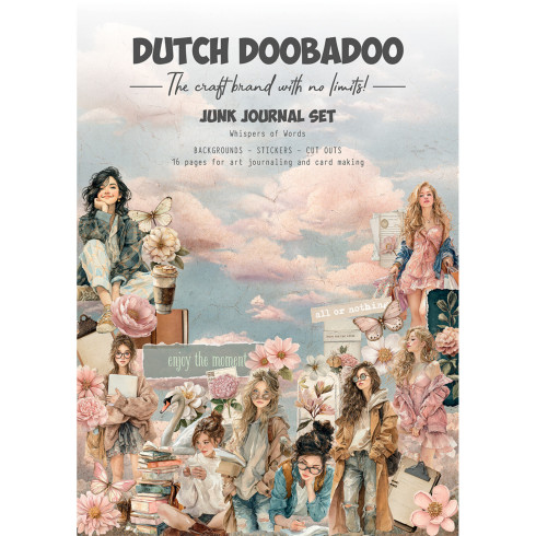 Dutch Doobadoo - Junk Journal Set "Whispers of Words"