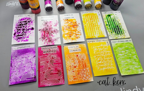 Preview: Lindys Stamp Gang - Flat Fabio Spray "Everlasting Brights" 5x59ml - by Cat Kerr