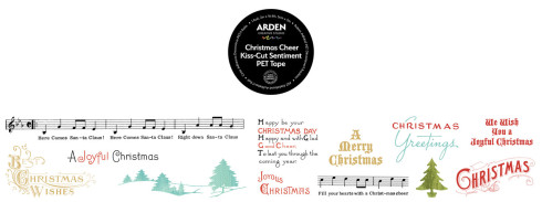 Preview: Arden Creative Studio - Decorative Tape "Sentiment" PET Tape by Katie Pertiet