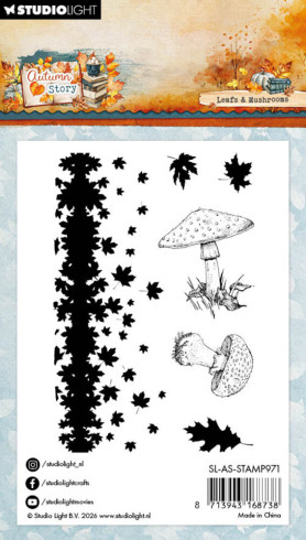 Preview: Studio Light - Stempel "Leaves and Mushrooms" Autumn Story Clear Stamps